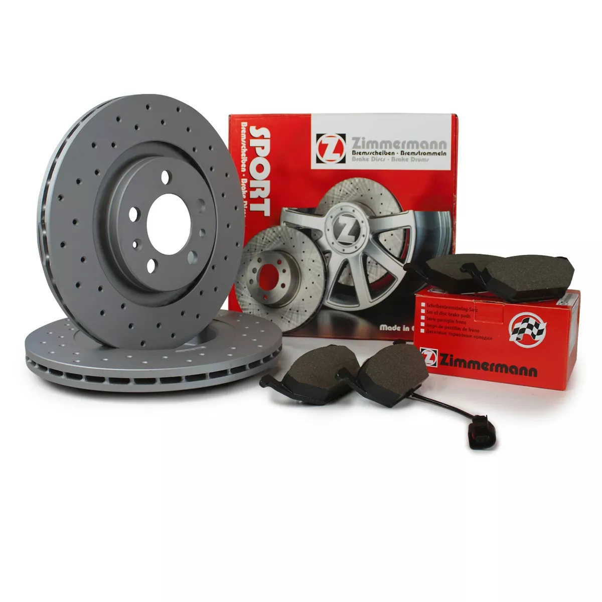 Гальмівні диски та колодки Zimmermann для VW Passat CC (357) 2.0 TSI