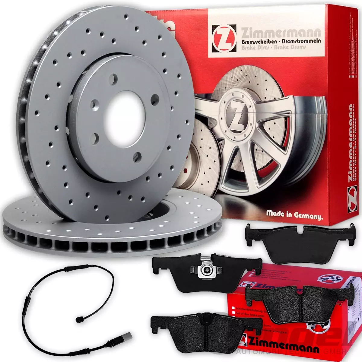 Гальмівні диски та колодки Zimmermann для VW Passat CC (357) 2.0 TSI
